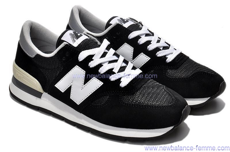 new balance noir blanc